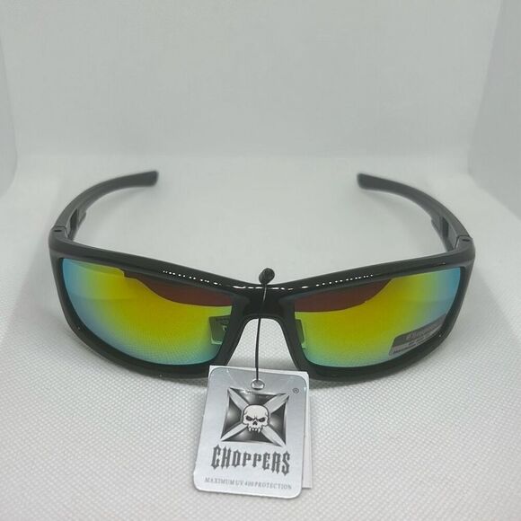Choppers Biker Mirrored Sunglasses - Picture 2 of 3